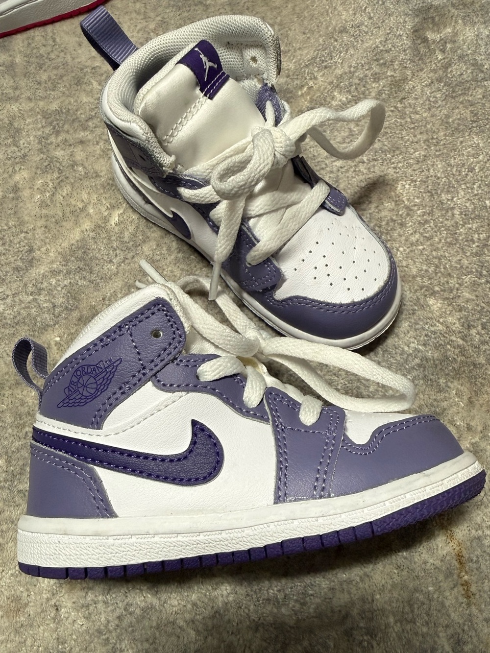 Nike Air Jordan 1 Mid Toddler Baby Unisex Sz 6C